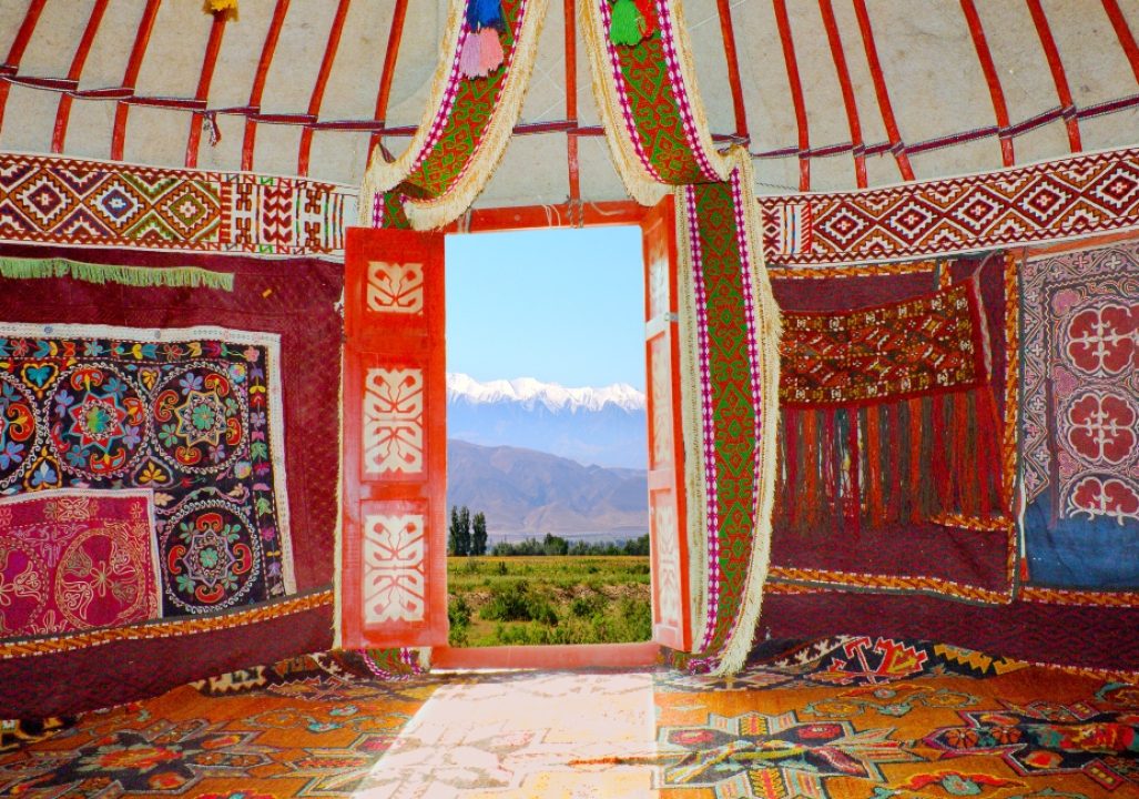 Kazakh nomads dwelling