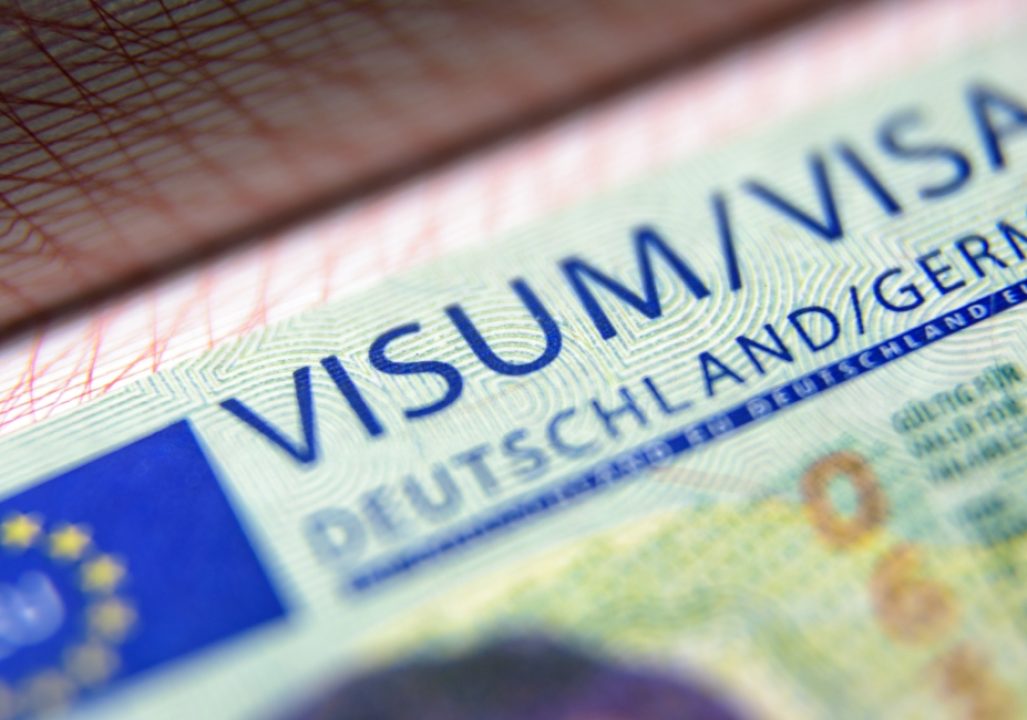 German visa close up 1100x650