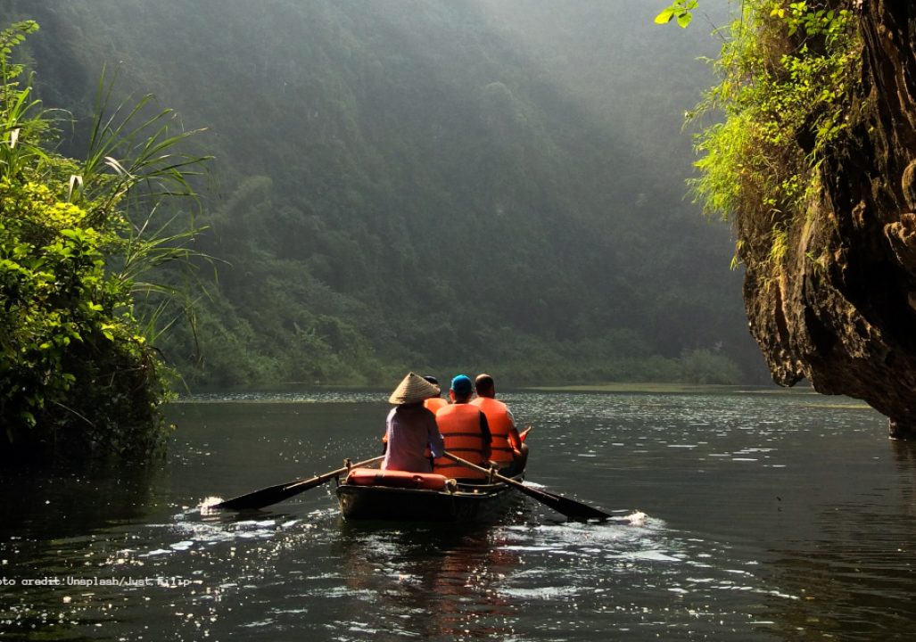 Boat in river Vietnam 1100x650