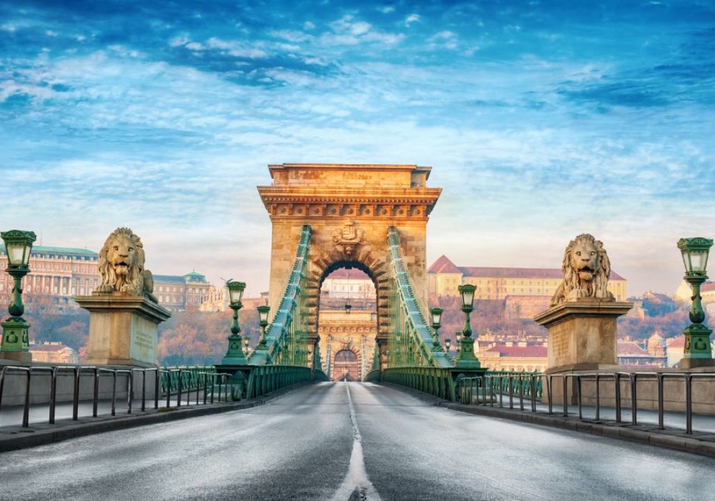 Chain bridge Budapest, Hungary