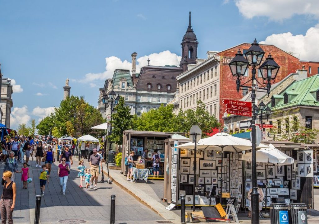 Botanical Gardens views in Montreal in Canada
