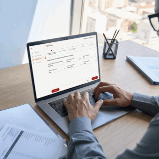 User working with CIBT Assure