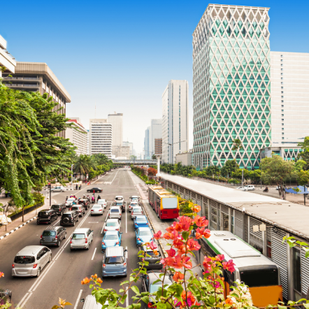 Jakarta Aerial View in Indonesia