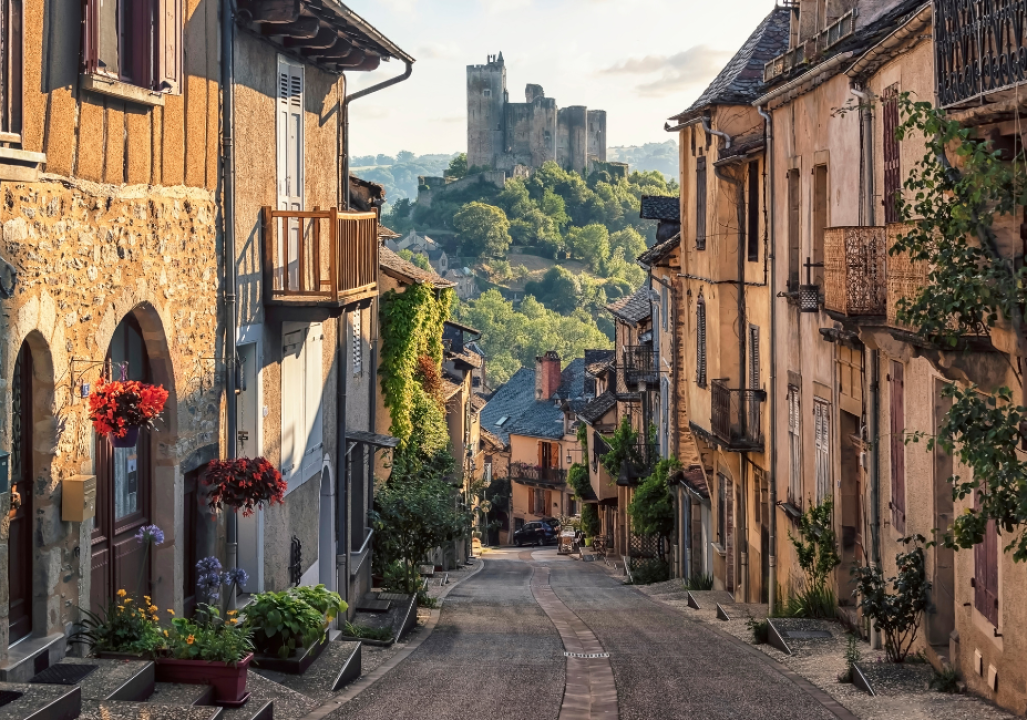 Rural scene in France