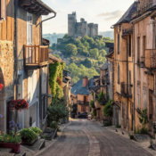 Rural scene in France