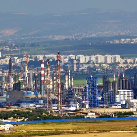 Oil and gas facility, Tel Aviv, Israel