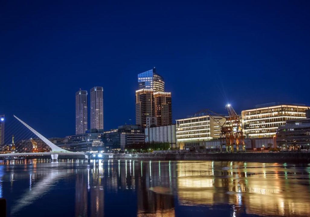 Buenos Aires, Argentina, view of the Puerto Madero district.