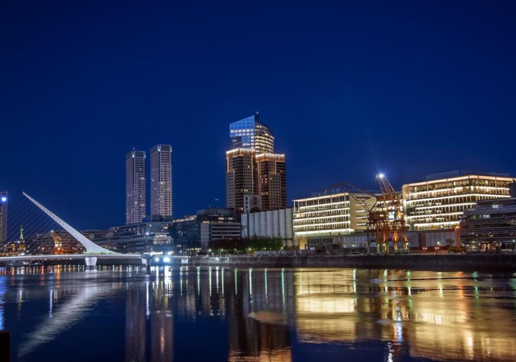 Buenos Aires, Argentina, view of the Puerto Madero district.