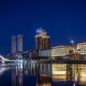 Buenos Aires, Argentina, view of the Puerto Madero district.