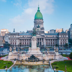 Argentine National Congress Building in Buenos Aires, Argentina.