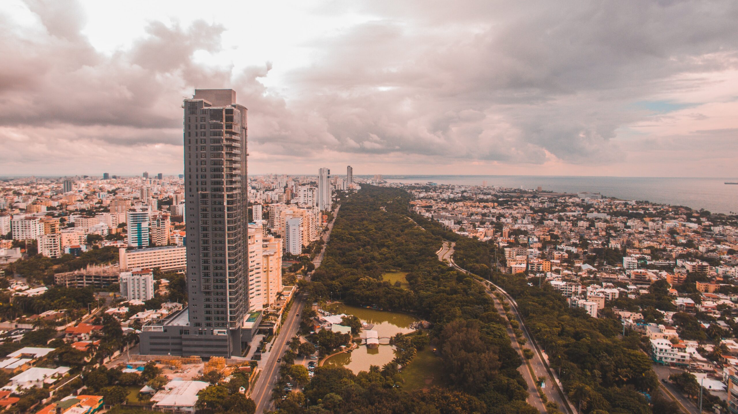 aerial view of Santo Domingo, Dominican Republic