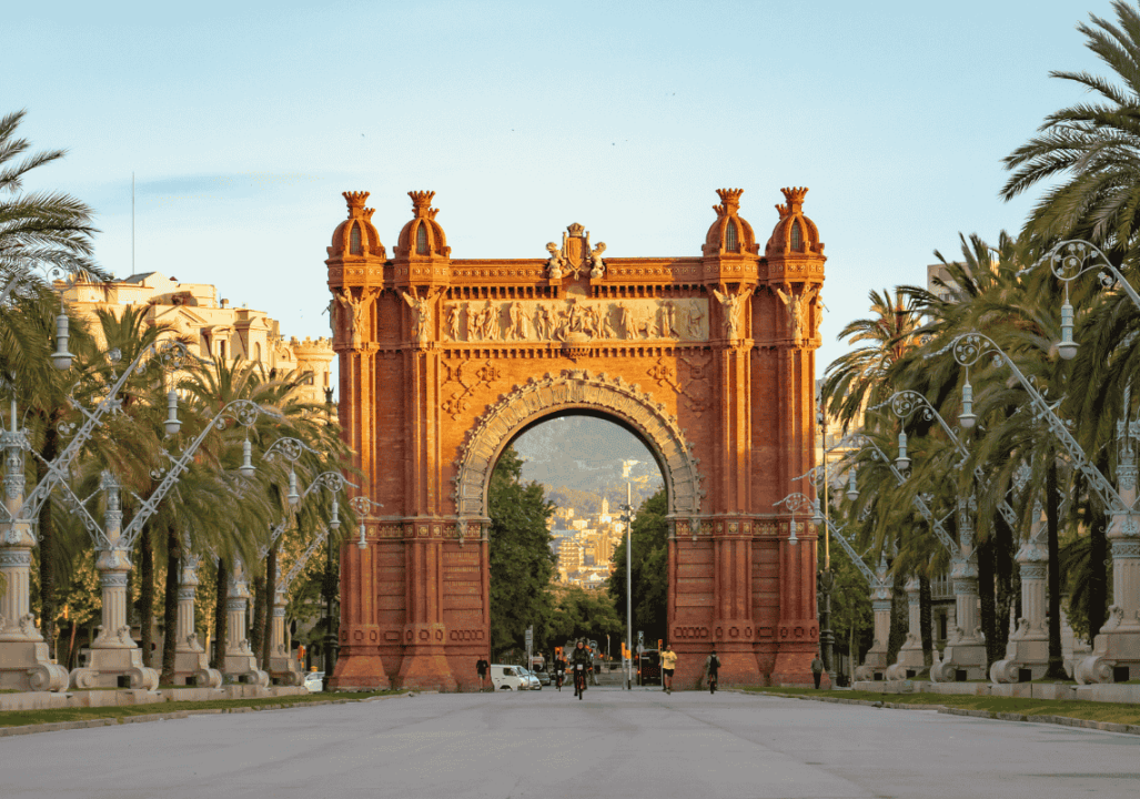 The Arc de Triomf is a triumphal arch in the city of Barcelona in Catalonia, Spain