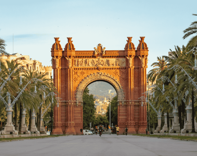 The Arc de Triomf is a triumphal arch in the city of Barcelona in Catalonia, Spain