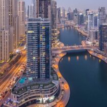 Dubai Marina canal, UAE