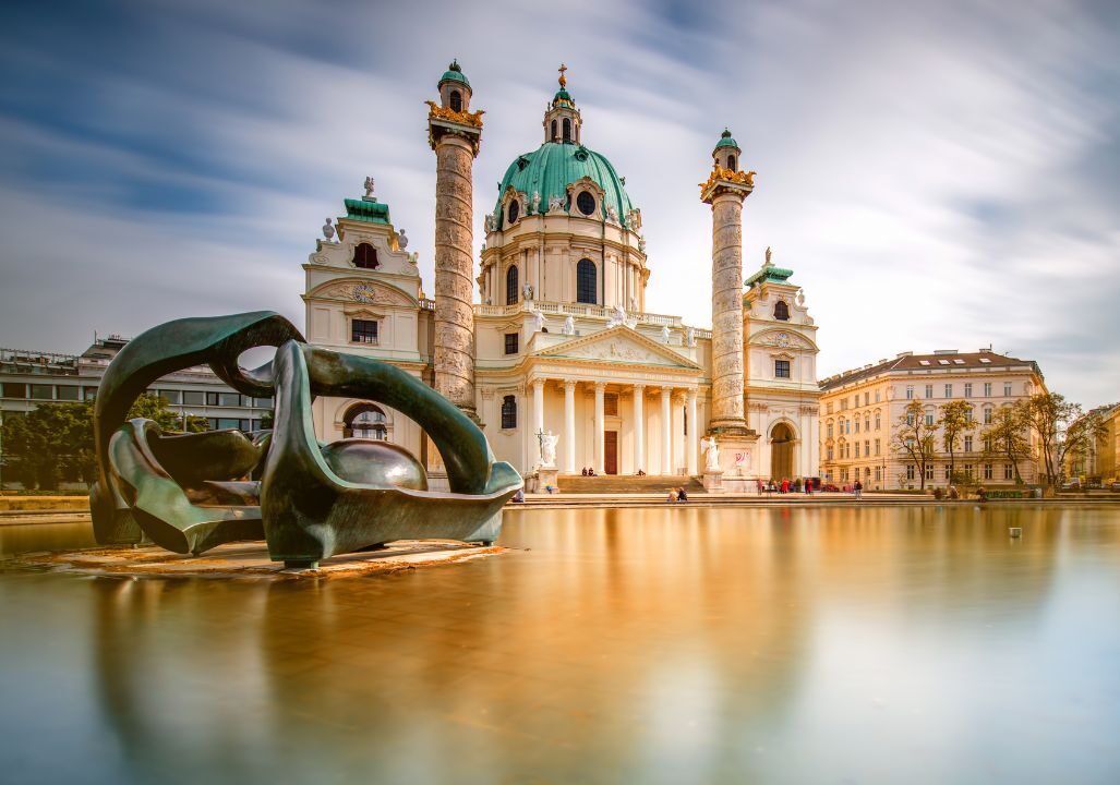 St. Charles church in Vienna, Austria