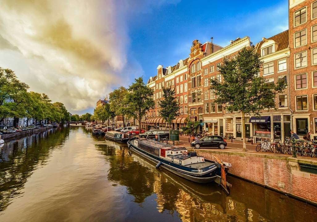Amsterdam canal, Netherlands
