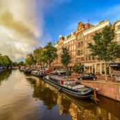 Amsterdam canal, Netherlands
